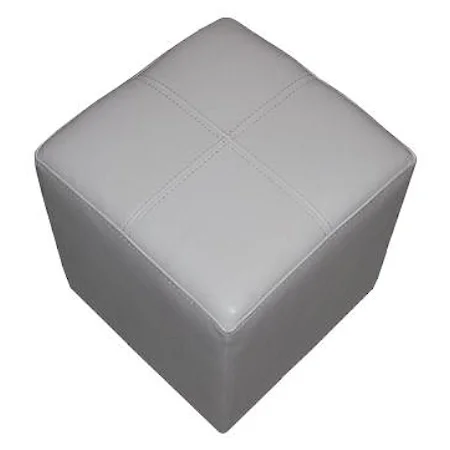 Square Cube Ottoman in Casual, Contemporary Style